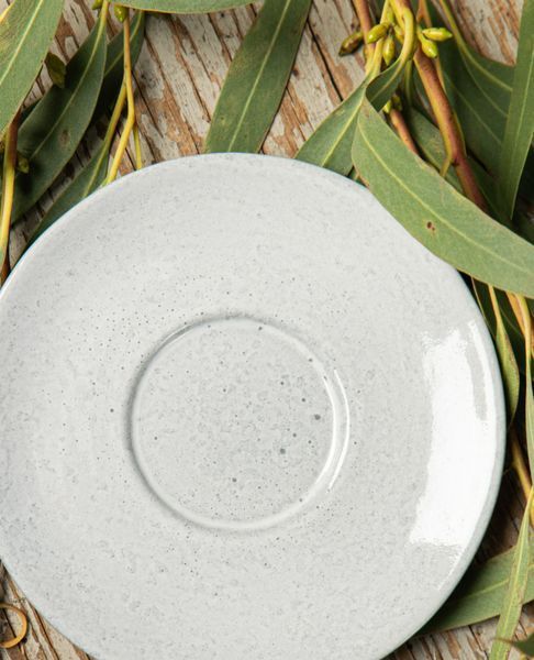 Набор из 6 блюдец Dovbysh Porcelain Vil'na 10,5 см cерый 100043 фото