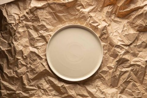 Тарілка десертна Dovbysh Porcelain NOVA Biege 22 см бежева 100099 фото