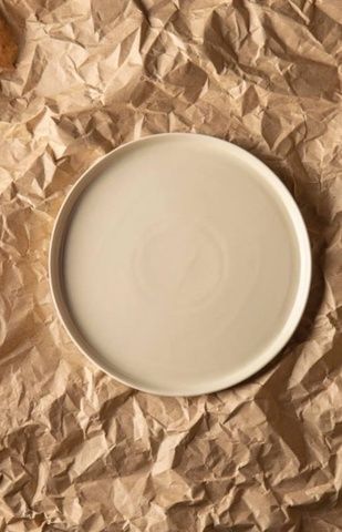 Тарілка обідня Dovbysh Porcelain NOVA Biege 24 см бежева 100100 фото
