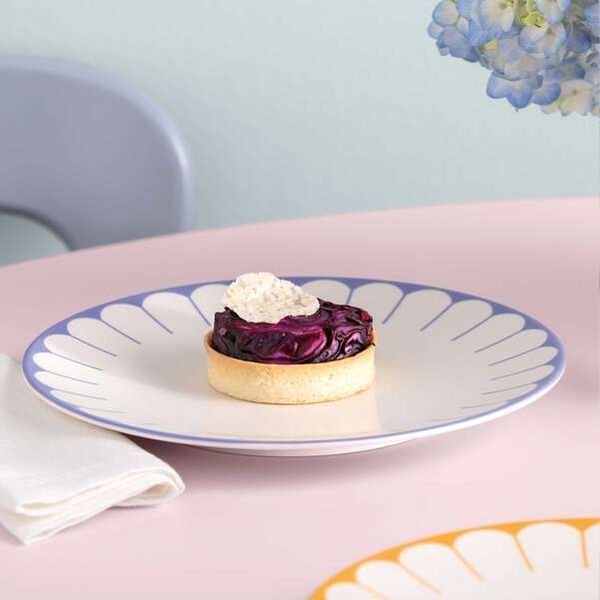 Тарелка обеденная Villeroy & Boch Fleur 26 см фиолетовая 1045512621 фото