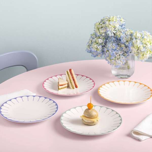 Тарелка обеденная Villeroy & Boch Fleur 26 см фиолетовая 1045512621 фото