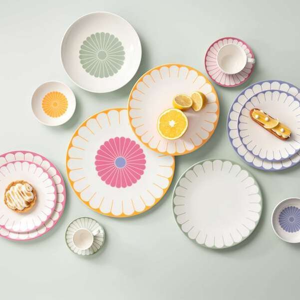 Тарелка обеденная Villeroy & Boch Fleur 26 см фиолетовая 1045512621 фото