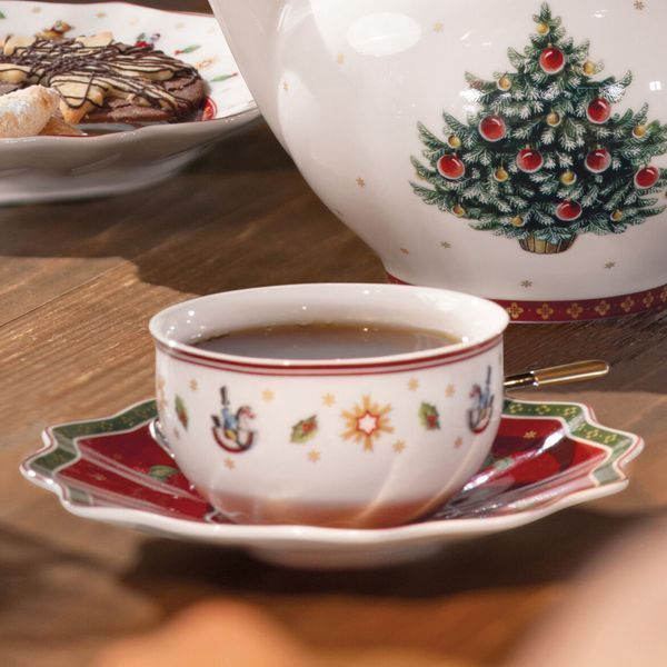 Набір із 2 блюдець Villeroy & Boch Toy&lsquo;s Delight 16,5 см червоний 1485851311 фото