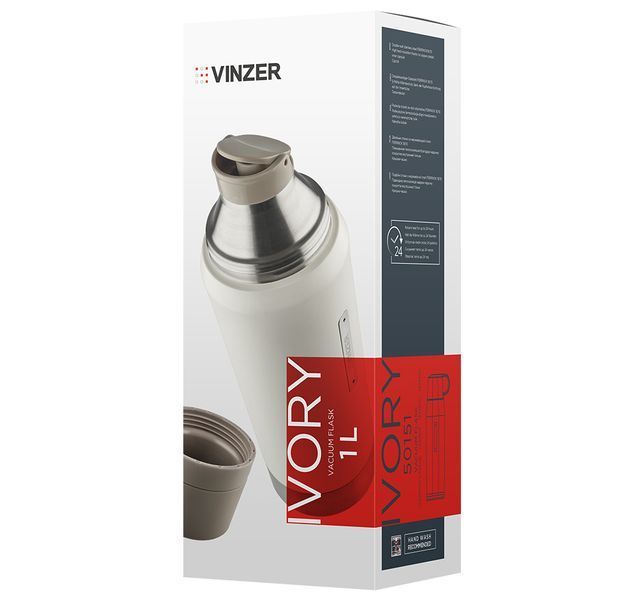 Термос Vinzer Ivory 1 л 50151 фото
