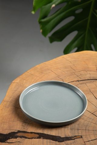 Набор из 6 блюдец Dovbysh Porcelain NOVA Grey 16,5 см серый 100117 фото
