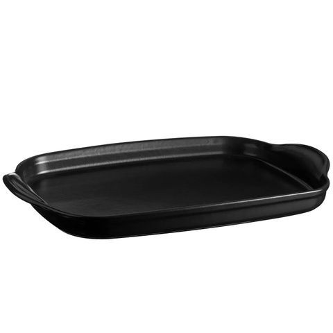 Форма для запікання на грилі Emile Henry BBQ 42,5х27,5х4 см чорна 717547 фото