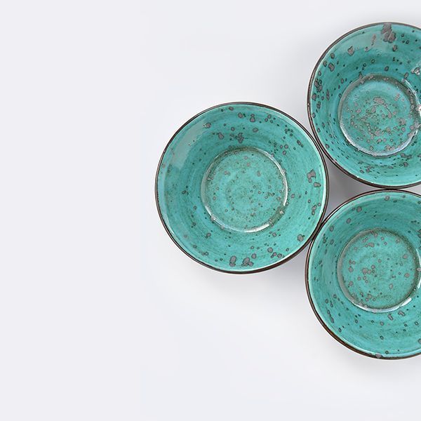 Тарелка для супа Manna ceramics Тиффани Бирюза 17 см, 600 мл 3117-17 фото