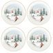 Набор из 4 десертных тарелок Easy Life Chalet 19 см R0924#CHAL фото 1