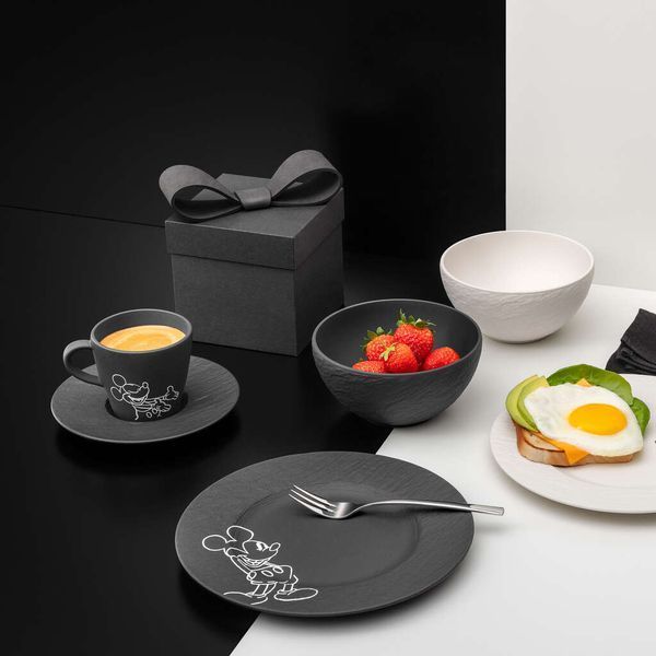 Столовий сервіз Villeroy & Boch Manufacture - Mickey Mouse 4 предмети 1 персона чорний 1047198704 фото