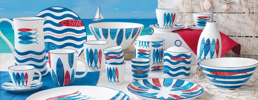 Бульйонниця Easy Life Sardine's Party 16 см R2207#SARD фото