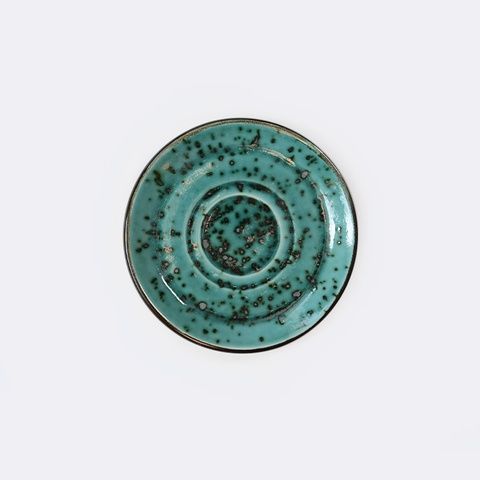 Блюдце Manna ceramics Тиффани Бирюза 14 см 4023-17 фото