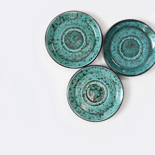 Блюдце Manna ceramics Тиффани Бирюза 14 см 4023-17 фото