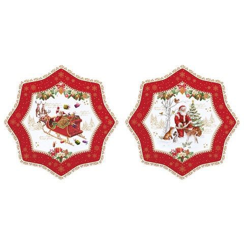 Набор из 2 десертных тарелок Easy Life Christmas Memories 20 см R1001#CHME фото