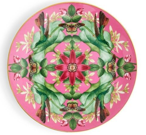 Тарелка десертная Wedgwood Wonderlust Pink Lotus 20 см круглая 701587442282 фото