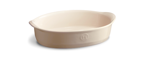 Форма для запекания овальная Emile Henry Ovenware 27х17,5 см кремовая 029050 фото