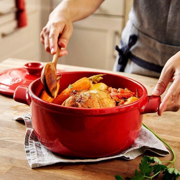 Кастрюля Emile Henry Cookware 5,3 л красная 344553 фото
