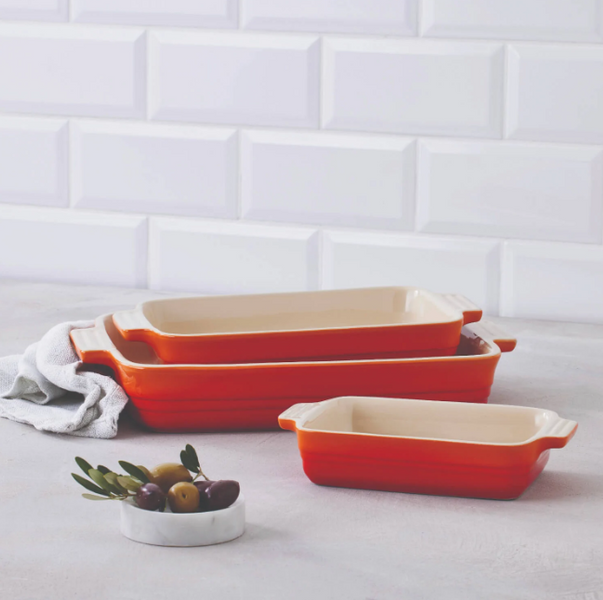 Набор из 3 форм для запекания Le Creuset Classic Volcanic 79161000900080 фото