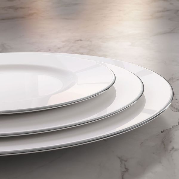 Набор из 2 блюдец Villeroy & Boch Anmut Platinum №1 12 см 1046361430 фото