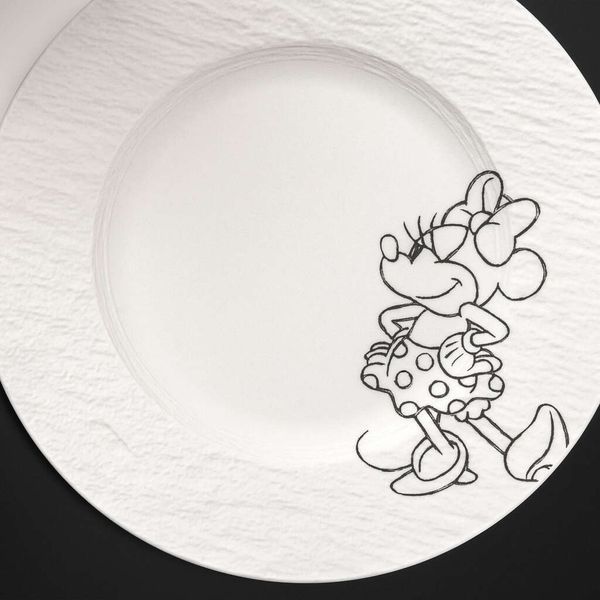 Тарелка десертная Villeroy & Boch Manufacture - Mickey Mouse 21,7 см белая 1047202640 фото
