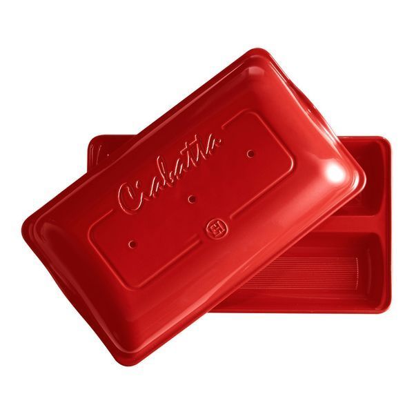 Форма для чіабати Emile Henry 39х23х10,5 см червона EH349502 0 фото