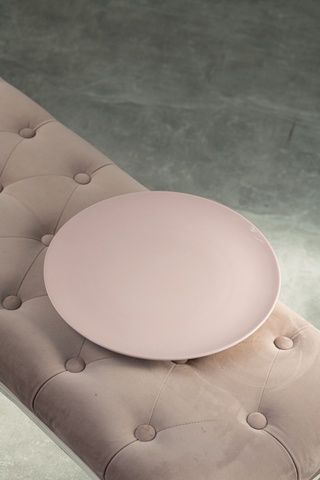 Тарелка обеденная Dovbysh Porcelain Vona 32 см розовая 100041 фото