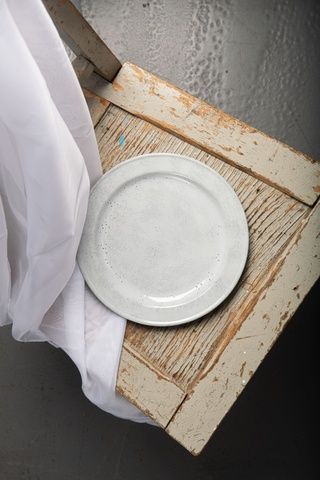 Тарелка десертная Dovbysh Porcelain Vil'na 20 см cерая 100046 фото